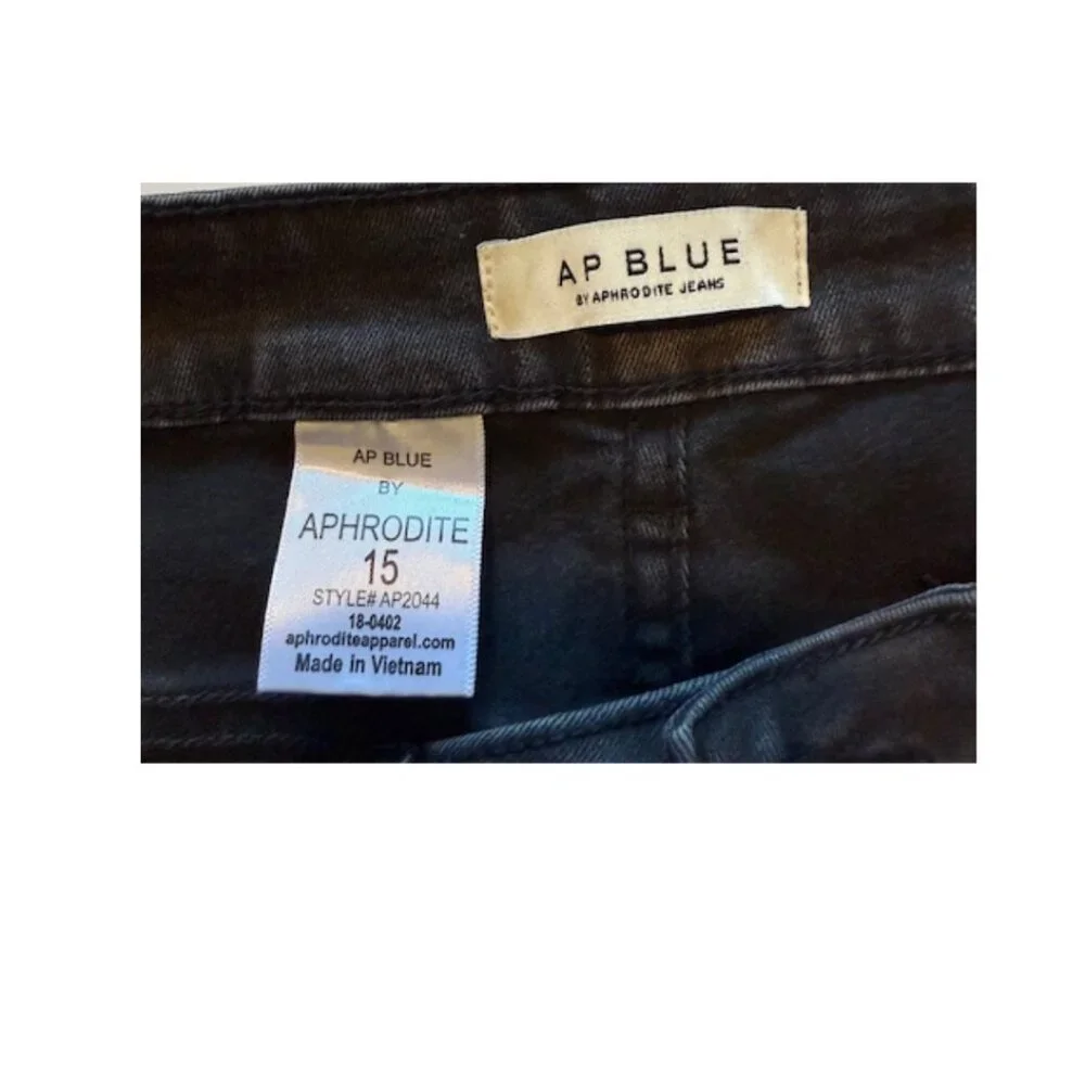 AP Blue By Aphrodite Jeans Women’s Size 15 Black Stylish Fit - NWT - Picture 3 of 10